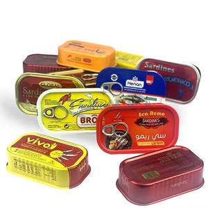 <span class=keywords><strong>Lata</strong></span> de Metal Reciclable Vacía para Salsas, Caviar, Atún, Carne de Res, Pescado, con Tapa Fácil de Abrir, Envase Metálico para Pescado Enlatado, Sardinas Titus Enlatadas - Product Image 1