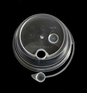 Couvercles et bouchons jetables en plastique PP multi-calibre pour gobelets à bubble tea et café - Product Image 4