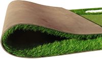 Tapis de frappe de Golf Mini vert artificiel, exercice de mise en place intérieur/extérieur avec Mini 5 trous, tapis de Golf de Simulation