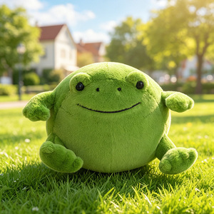 Peluche <span class=keywords><strong>Grenouille</strong></span> de Pluie Cartoon, Animal en Peluche Mignon et Original, Coton PP Doux, Anti-Stress, Cadeau Créatif pour Enfants, Vente en Gros - Product Image 1