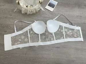 Mayorista Moda Para Mujeres <span class=keywords><strong>Fiesta</strong></span> Tipo Corsé Malla Bustier Florales De Encaje Lentejuelas Corsé Sujetador <span class=keywords><strong>Top</strong></span> Femme Korset Per Femra - Product Image 3