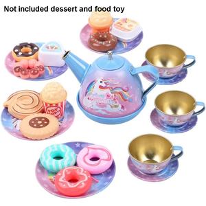 Kits d'ustensiles de simulation de thé pour petites filles vaisselle de table jouet de jeu <span class=keywords><strong>cuisine</strong></span> tasse de thé pour enfants ensemble de maison de jeu avec boîte cadeau - Product Image 5
