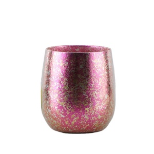 Nuovo Stile Tazza da Viaggio in Titanio Puro Personalizzata, Resistente, a Forma di U/O, per Caffè, Birra, Vino, <span class=keywords><strong>Acqua</strong></span>, con Effetto Cristallo di Ghiaccio, a Parete Singola - Product Image 2