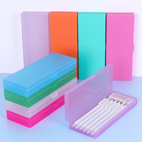 Organisateur d'art et de loisirs créatifs WEISHENG, boîte de rangement légère pour crayons, étanche, pour étudiants, en PP