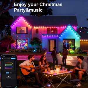 Lumières permanentes en pierres précieuses WS2811 0,96W 12V, 3 LED, 30MM, étanches, lumières permanentes de Noël RGBW, décoration de la maison - Product Image 5