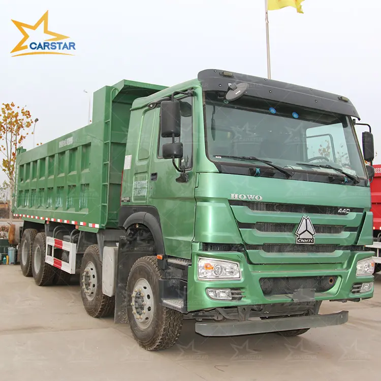 SINO TRUCK 12 roues RHD 50 tonnes 8x4 camion à benne basculante HOWO d'occasion camion à benne basculante nissan d'occasion