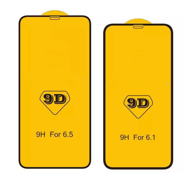 9H 3D Grade AAA Ultra-Thin Full Glue Tempered Glass Screen Protector for 11-14 6.1/6.5-Inch Mobile Phone