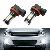 CAR-REFINE Date 1:1 Halogène Taille Ventilateur Type 80W H7 H18 H11 9005 9006 H1 880 881 Plug and Play 4000LM Voiture Sans Ventilateur Led Phare