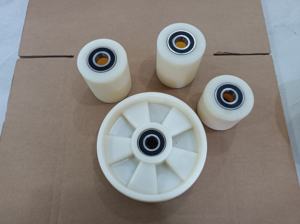 Roda de <span class=keywords><strong>nylon</strong></span> pequena resistente durável 50 60 70 80 90 100mm <span class=keywords><strong>Nylon</strong></span> PP Pallet Truck Rodas - Product Image 4