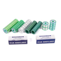 Haute Tension Solide Couleur Leader Naufrage Flottant Multifilament PE Lignes Nylon/ Nylon Fil Fibre Ligne De Pêche pour La Pêche