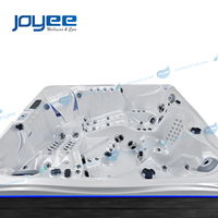Spa extérieur pour 5 personnes, bain à remous pour hôtel, jardin, spa extérieur JOYEE, fabricant chinois de spas extérieurs