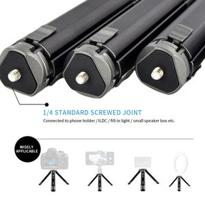 Vndefo đa chức năng live streaming Máy tính để bàn Tripod điều khiển từ xa cầm tay điện thoại di động Selfie Stick - Product Image 6
