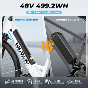 Bicicleta Eléctrica Varun de 27.5 Pulgadas, 250w, 7 Velocidades, Alcance de 60 km, para Desplazamientos Suburbanos, Entrega en 7 Días en la UE, Pedido al por Mayor con MOQ Bajo, Modelo S700-2 - Product Image 5