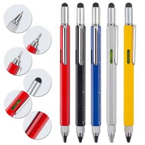 Bolígrafo Multiherramienta 6 en 1 con Logotipo Personalizado, Bolígrafo Multifunción con Punta Táctil, Destornillador y Regla, con Logotipo Personalizado para Ingenieros y Regalos - Product Image 5