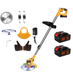 Cortadora <span class=keywords><strong>de</strong></span> Césped Inalámbrica <span class=keywords><strong>de</strong></span> 21V y 2500W con Batería, Control Eléctrico, <span class=keywords><strong>Altura</strong></span> Ajustable, ABS, Acero Inoxidable, Ancho <span class=keywords><strong>de</strong></span> Corte <span class=keywords><strong>de</strong></span> 6 Pulgadas - Product Image 1