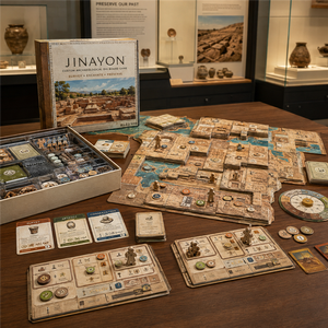 Jeu de Société Personnalisé sur le Thème des Excavations Archéologiques : Jeu de Table Stratégique pour la Conservation des Musées, en Carton Recyclable pour le Patrimoine - Product Image 5