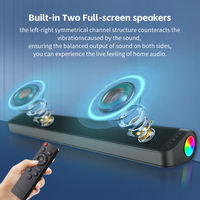 Système Home Cinéma à Connexion Multiple, Barre de Son Sans Fil et Filaire Bluetooth, Son Surround 3D, Subwoofer à Basses Puissantes, Barre de Son TV