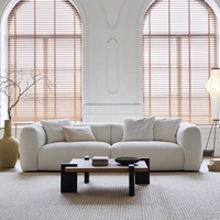 Canapé modulable Zayshine en velours blanc crème de luxe, style rétro français, 2 ou 3 places, pour salon, hôtel, canapé de loisirs en chenille, design de créateur