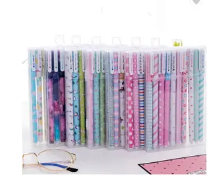 Stylos à gel de couleur, lot de 10 pièces, mignons stylos à base d'eau neutre pour apprendre, fournitures de bureau