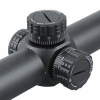 Lunette de tir VictOptics S6 1-6x24 LPVO, tube en aluminium de 30 mm, longue distance oculaire, éclairage rouge et vert à 5 niveaux pour usage tactique