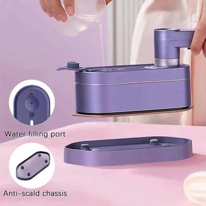 Plancha de vapor portátil para ropa, tres en uno, vertical, giratoria, para uso en seco y húmedo, pequeña, para viajes y el hogar. - Product Image 6