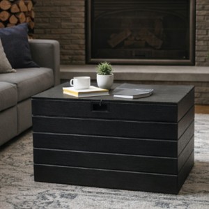 270L72GallonBoîte de <span class=keywords><strong>rangement</strong></span> extérieure en plastique <span class=keywords><strong>Coffre</strong></span> à outils de jardin étanche avec grain de bois pour patio et <span class=keywords><strong>balcon</strong></span> - Product Image 6