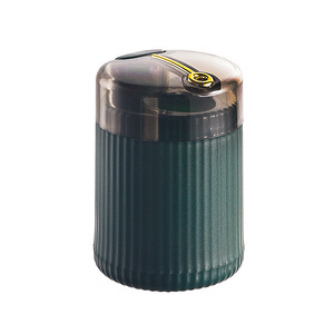 Toothpick Holder <b>Push</b> To Open Dark Green Plastic For Home Use - Product Image 4
