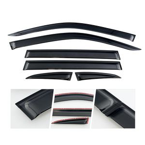 Deflectores de ventana negros Calidad Sun Rian Shield Protección Auto Accesorios Visera de puerta para Subaru <span class=keywords><strong>Forester</strong></span> 2025- - Product Image 3