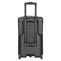 Enceinte trolley CSN-1704 10 pouces avec écran, enceinte professionnelle en bois de grande puissance pour extérieur, enceinte active pour karaoké