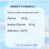 Eau de peptone alcaline utilisée pour l'enrichissement sélectif des bactéries Vibrio