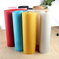 Papier Kraft en Pulpe Chimique Recyclable Gaufré 80g pour Emballage de Bouquets de Fleurs, Remplissage Antichoc et Anti-humidité