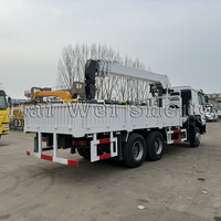 Camion-grue mobile d'occasion/neuf de haute qualité, 15 tonnes, flèche hydraulique droite, HOWO 6x4, moteur Weichai 371 ch, à vendre