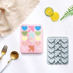 M40140 Día <span class=keywords><strong>de</strong></span> San Valentín en forma <span class=keywords><strong>de</strong></span> corazón arco y flecha pastel hornear <span class=keywords><strong>Chocolate</strong></span> molde resina silicona molde - Product Image 4