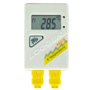 AZ88378 Dual Channel K Type Thermocouple <strong>Temperature</strong> Monitor <strong>Data</strong> <strong>Logger</strong> Range -200~1370C/ -328~2498F - Product Image 2