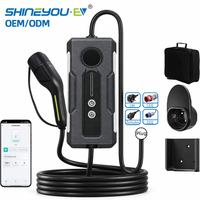 Chargeur EV portable direct usine, sans fil, WiFi, avec minuterie, résistant à la pression, câble TPU 2 tonnes, garantie 2 ans, OEM