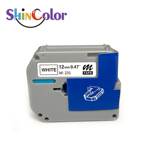 Cinta de Etiquetas Compatible con <span class=keywords><strong>Brother</strong></span> ShinColor de 12 mm Mk231 <span class=keywords><strong>M</strong></span>-<span class=keywords><strong>k231</strong></span> M231, Cinta de Cartucho Negra sobre Blanca para <span class=keywords><strong>Brother</strong></span> Pt-55 Pt-852 - Product Image 2