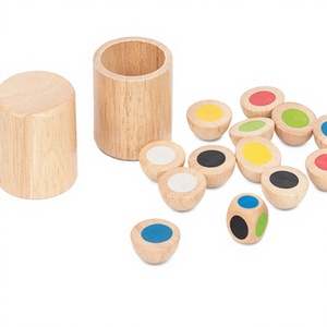 Giocattoli Impilabili in Legno Ecologici di Alta Qualità, Blocchi Educativi da Costruzione, 40 Pezzi, Assemblaggio Fai-da-Te, Scala 1:1, Edifici Moderni per Bambini - Product Image 1