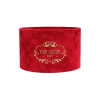Fabricant chinois en gros de boîtes à fleurs rondes en carton ondulé de haute qualité, boîte à fleurs en velours