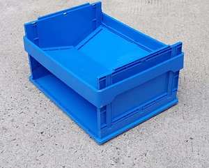 Customizable Heavy Duty Stackable <strong>Collapsible</strong> <strong>Container</strong> <strong>Folding</strong> <strong>Storage</strong> Transport Box Turnover Plastic Foldable <strong>Crate</strong> With Lid - Product Image 3
