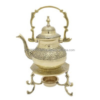 Haute qualité luxe arabe Style turc 1L laiton cuivre métal ustensiles de cuisine élégant verres pour café thé maison café thé
