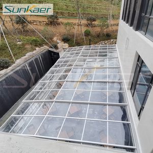 Les mieux notés de haute qualité extérieur véranda Polycarbonate Patio couverture balcon toit en aluminium verre maisons pour Patio balcon toit - Product Image 5