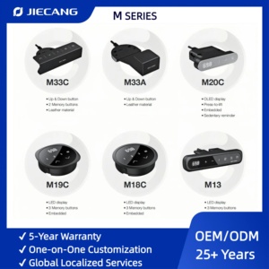 JIECANG Serie M - Controllo Elettrico con Touch Screen e 3 Pulsanti di Memoria per <span class=keywords><strong>Scrivania</strong></span> Regolabile in Altezza - Product Image 1