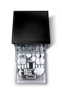 Lave-vaisselle intelligent à installation automatique, autoportant, en acier inoxydable noir, 16 couverts, pour voitures - Product Image 4