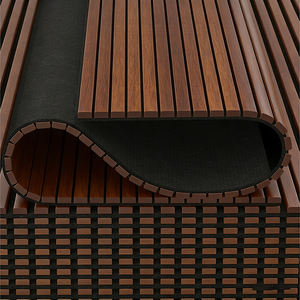 Paneles Acústicos de Madera HENGJIU al por Mayor, Revestimiento de Roble, MDF, Listones Absorbentes de Sonido para Decoración de Interiores, Oficina, Estudio - Product Image 1