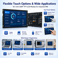 Für industrielle Anwendungen: Hochhelle TN TFT LCD Touchscreen 10,1-Zoll-Displaypanels für die industrielle Steuerung
