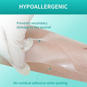 Balutan IV steril dengan perekat Film PU sekali pakai IV infus jarum indlelling tambalan fiksasi - Product Image 6