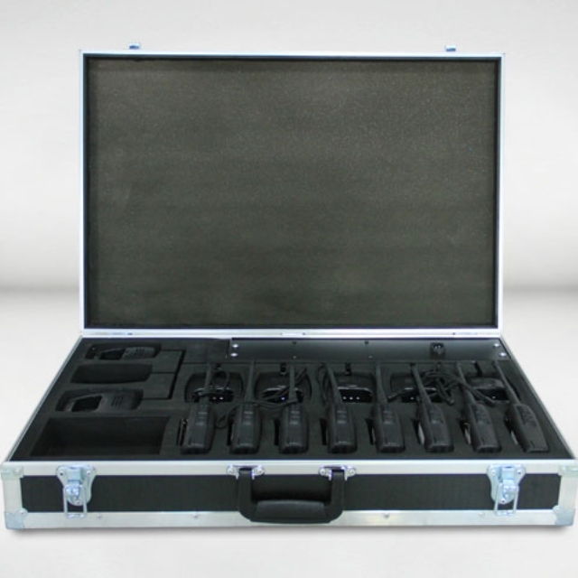 ST Customizable Wireless Audio Intercom Equipment All-Round Protected with Shock Resistance Flight Case