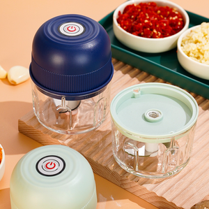 Hachoir à ail électrique, mini robot culinaire, mixeur, moulin, rechargeable USB Type C, portable, sans fil, pour viande, gingembre, piment, cuisine - Product Image 2