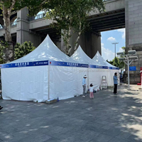 Carpa para Eventos, Bodas, Fiestas, Recepciones, Exteriores, de Aluminio, Tipo Pagoda, 3x3, 4x4, 5x5, 6x6m