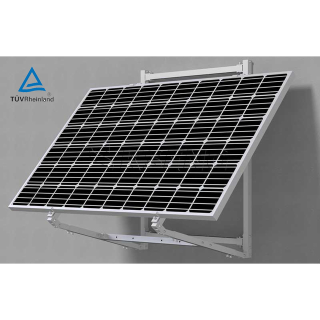 Easy Install Solar Wall Mounted Rack System Adjustable Solar Panel Mount Bracket